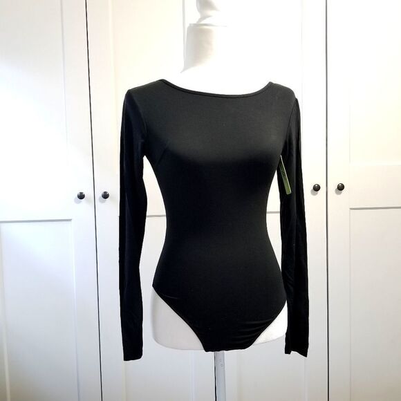 Sam Edelman boat neck bodysuit, large - Picture 2 of 8